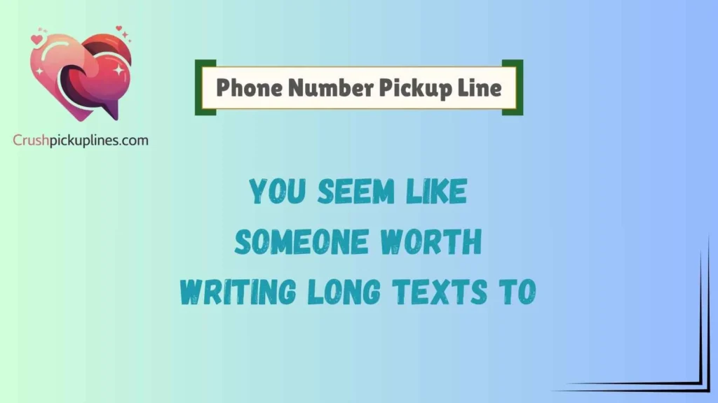 Romantic Phone Number Pickup Lines for Sweet Connections