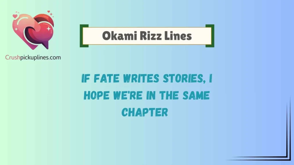 Romantic Okami Rizz Lines for Sweet Moments