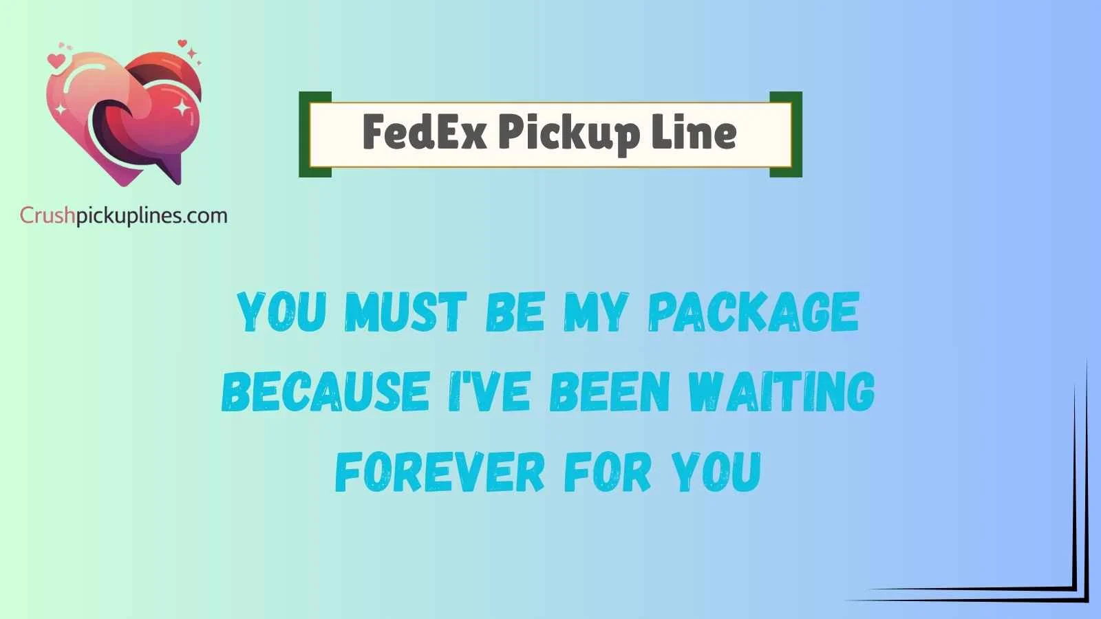 FedEx Pickup Line