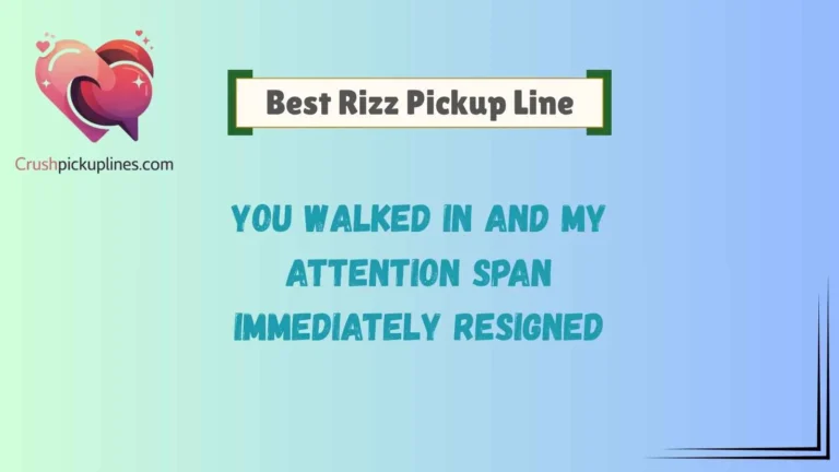 Best Rizz Pickup Line