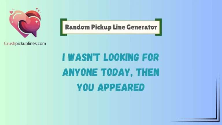 Random Pickup Line Generator