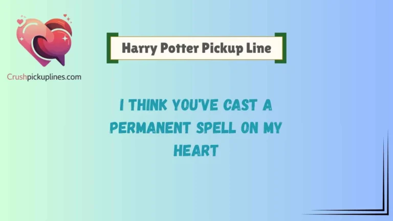 Harry Potter Pickup Line