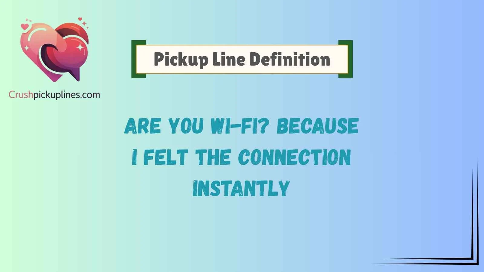 Pickup Line Definition
