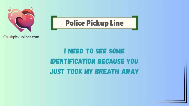 Police Pickup Line